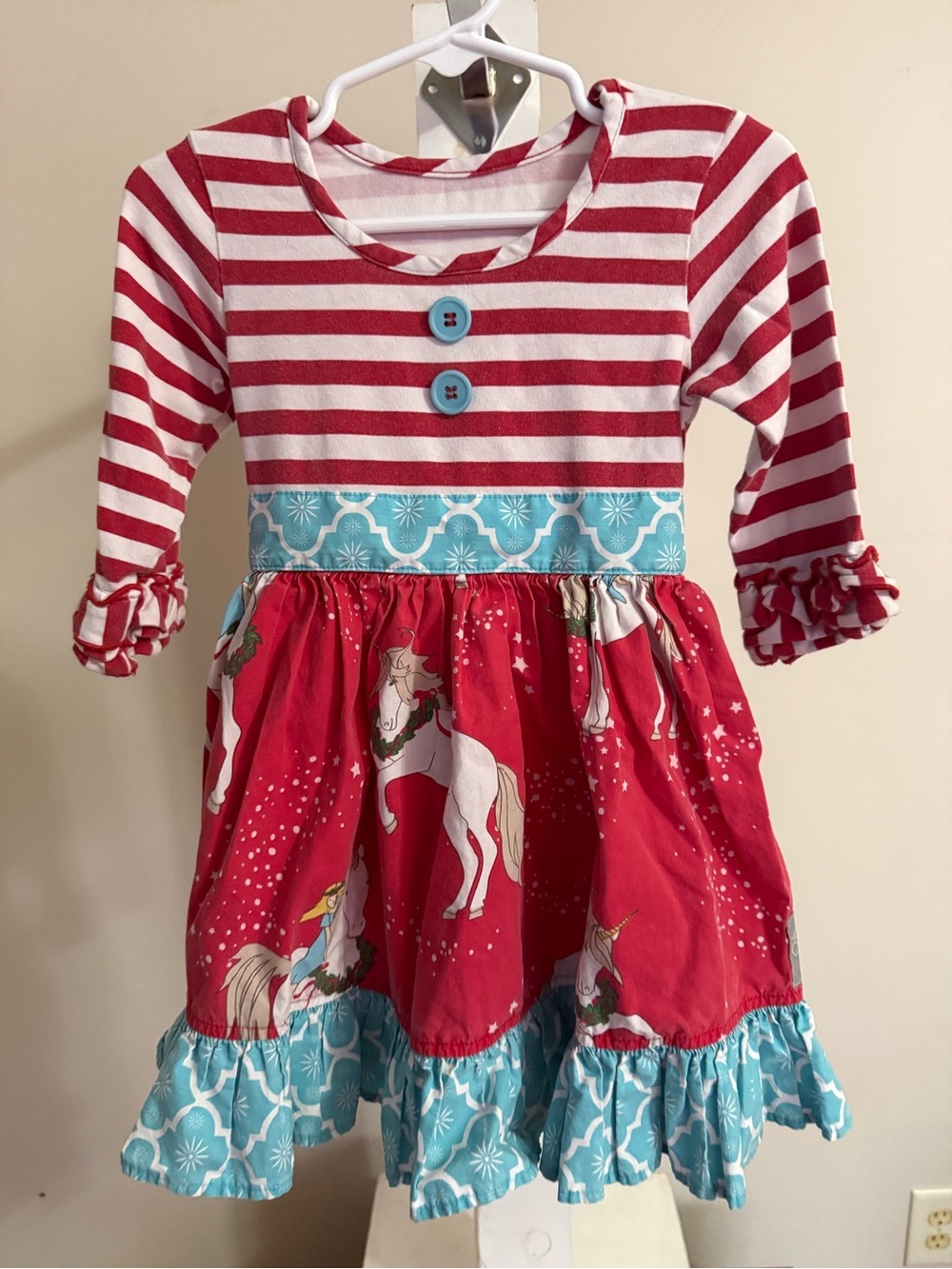 Eleanor Rose Christmas Starlight Unicorn Dress
